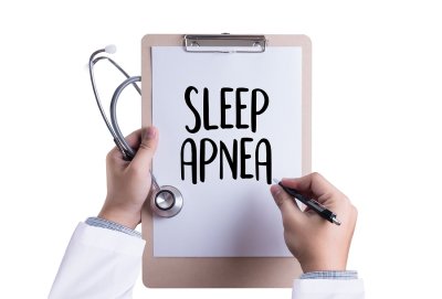 Sleep Apnea written on notepad