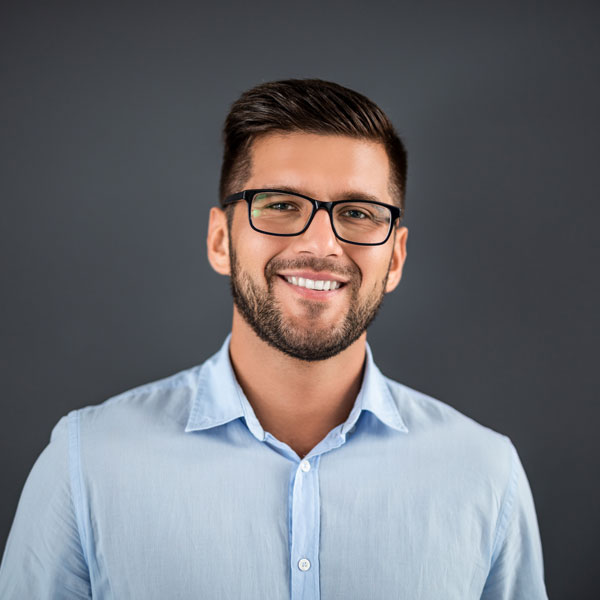 smiling young man