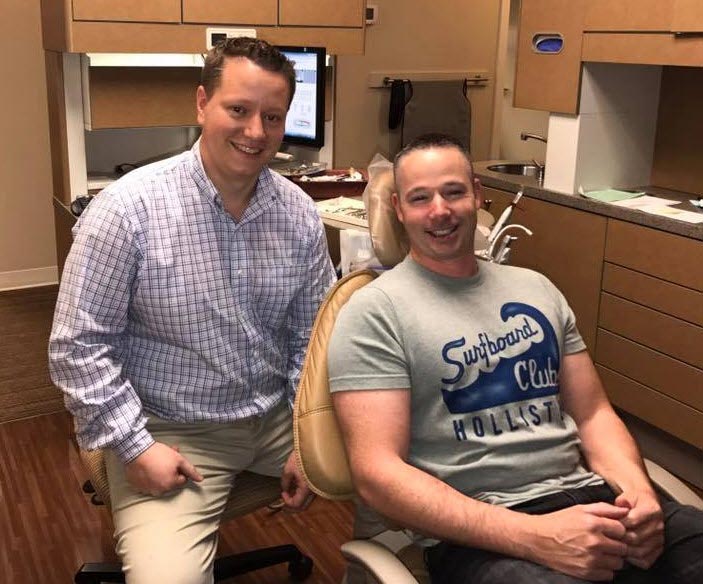 Dr.Tim Miller and patient
